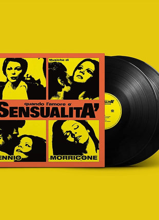 the album cover for Ennio Morricone - Quando l'amore e sensualita [2LP]