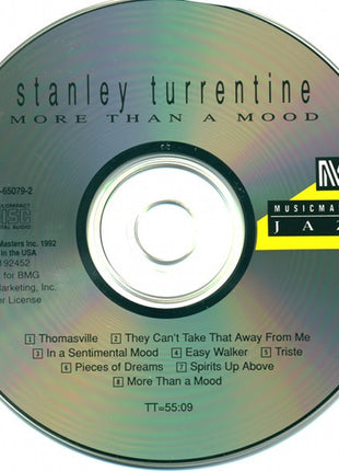 Stanley Turrentine : More Than A Mood (CD, Album, Club)