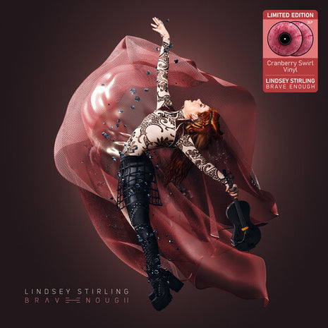 Lindsey Stirling - Brave Enough- Cranberry Swirl (Vinyl) (New (N))