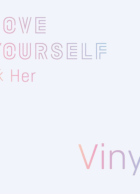 the album cover for BTS - LOVE YOURSELF: Her - LP