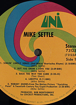 Mike Settle : Mike Settle (LP, Album)