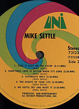 Mike Settle : Mike Settle (LP, Album)