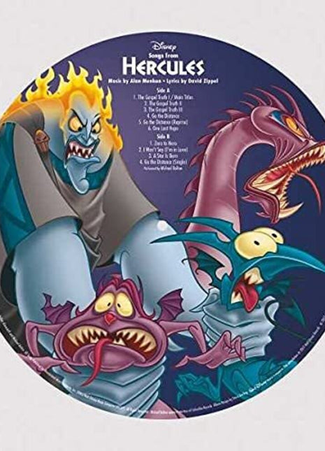 the album cover for Various Artists - Songs From Hercules [Picture Disc LP]