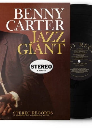 the album cover for Benny Carter - Jazz Giant (Contemporary Records Acoustic Sounds Series) [LP]