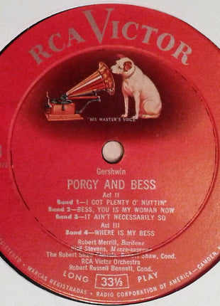 George Gershwin : Porgy And Bess (LP, Album, Red)