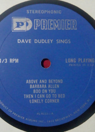 Dave Dudley / The Weatherly Brothers : Dave Dudley Sings Also Starring The Weatherly Brothers (LP, Album)