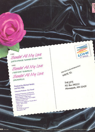 The Jets : Sendin' All My Love (12", Single)