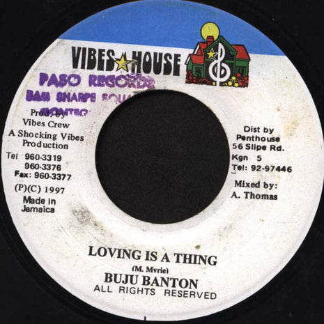 Buju Banton : Loving Is A Thing (7")