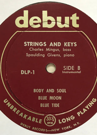 Strings And Keys : Strings And Keys (10", Album)