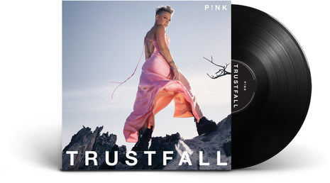 the album cover for P!NK - TRUSTFALL [LP]