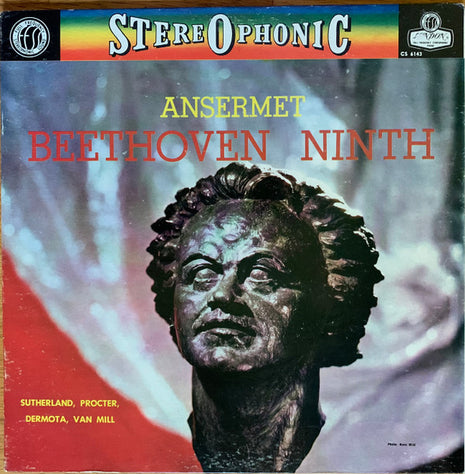 Ludwig van Beethoven, Ernest Ansermet, Joan Sutherland, Norma Procter, Anton Dermota, Arnold van Mill : Beethoven Ninth (LP)