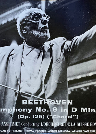 Ludwig van Beethoven, Ernest Ansermet, Joan Sutherland, Norma Procter, Anton Dermota, Arnold van Mill : Beethoven Ninth (LP)