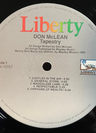 Don McLean : Tapestry (LP, Album, RE)