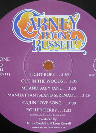 Leon Russell : Carney (LP, Album, Win)