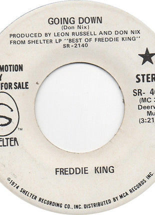 Freddie King : Going Down (7", Mono, Promo)