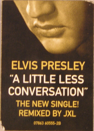 Elvis Presley vs. Junkie XL : A Little Less Conversation (CD, Single)