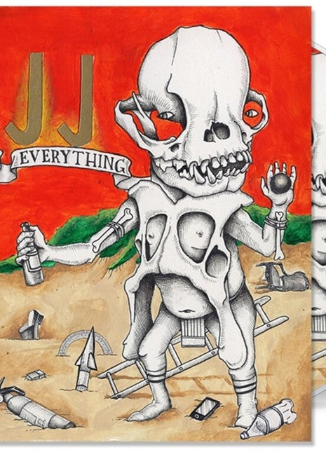 the album cover for AJJ - Disposable Everything