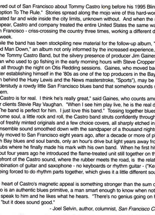 Tommy Castro : Can't Keep A Good Man Down (CD, Album)