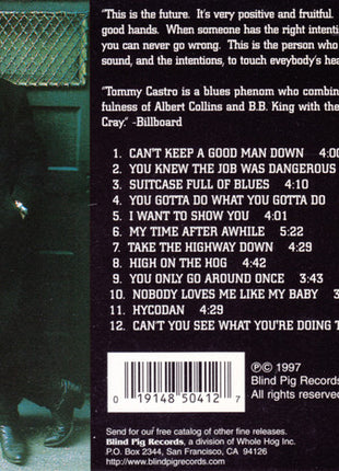 Tommy Castro : Can't Keep A Good Man Down (CD, Album)