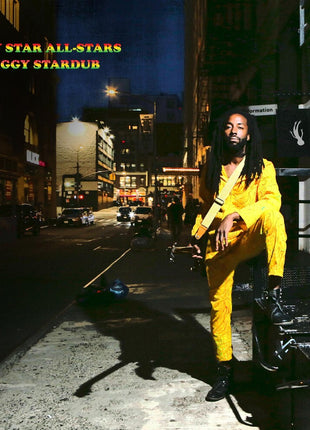 the album cover for Easy Star All-Stars - Ziggy Stardub [Indie Exclusive Limited Edition Red, Blue and Yellow Blended LP]