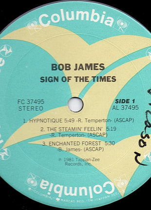 Bob James : Sign Of The Times (LP, Album, Gat)