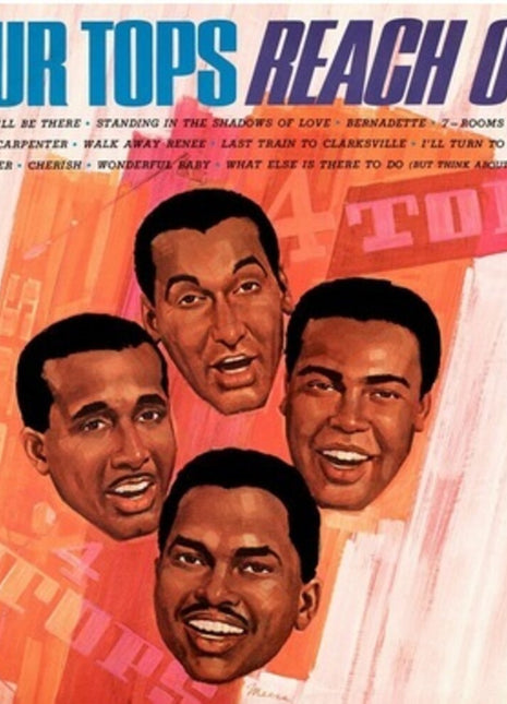 the album cover for Four Tops - Reach Out