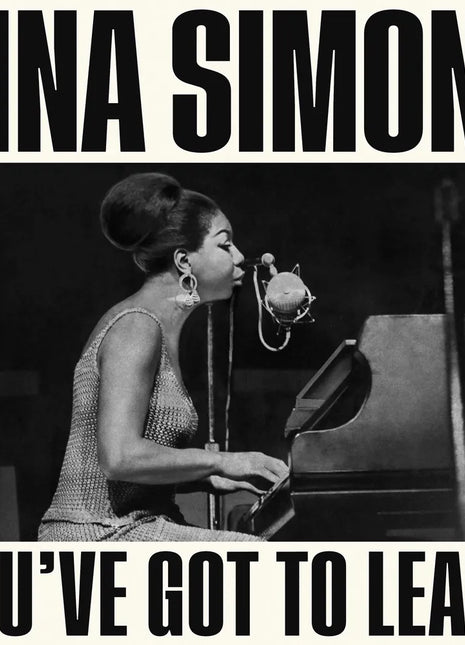 the album cover for Nina Simone - You've Got To Learn [Indie Exclusive Limited Edition Bone LP]
