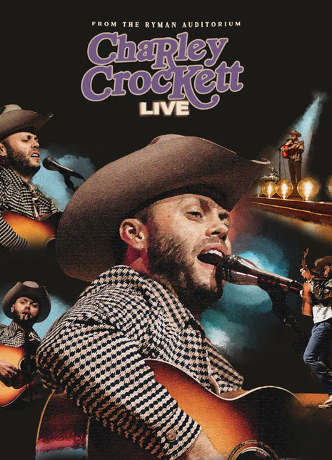 the album cover for Charley Crockett - Live from the Ryman [Indie Exclusive Limited Edition Stained Glass LP]