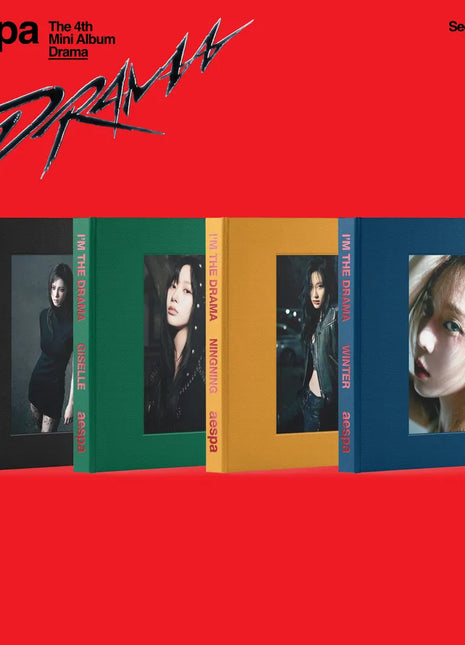 the album cover for Aespa - Drama - The 4th Mini Album (Sequence Ver.) [Limited Edition]