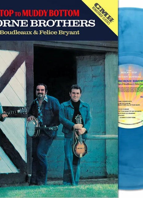 the album cover for The Osborne Brothers - From Rocky Top to Muddy Bottom [RSD Essential Indie Colorway Denim Blue LP]