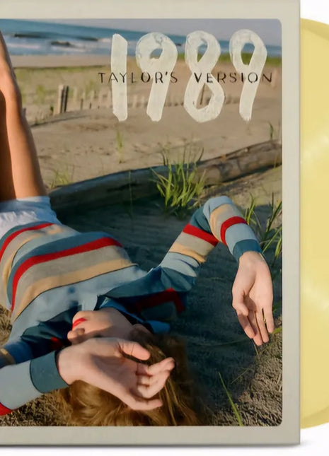the album cover for Taylor Swift - 1989: Taylor's Version [Limited Edition Sunrise Boulevard Yellow 2 LP]