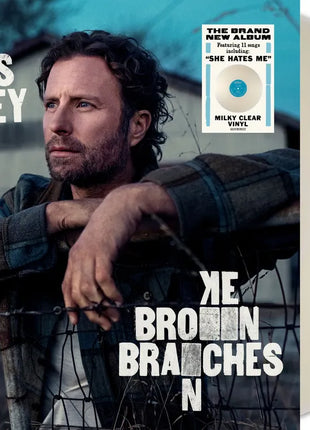 the album cover for Dierks Bentley - Broken Branches [Indie Exclusive Transparent Milky Clear Vinyl]