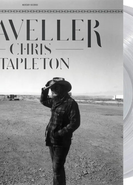 the album cover for Chris Stapleton - Traveller [Indie Exclusive Translucent Ultra Clear 2 LP]