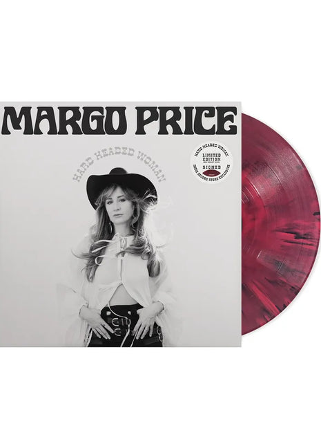 the album cover for Margo Price - Hard Headed Woman [Indie Exclusive Autographed Red Velvet LP]