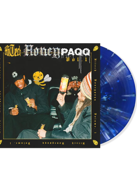 the album cover for Hitech - HONEYPAQQ Vol. 1 -  [Indie Exclusive Deep Ocean LP]