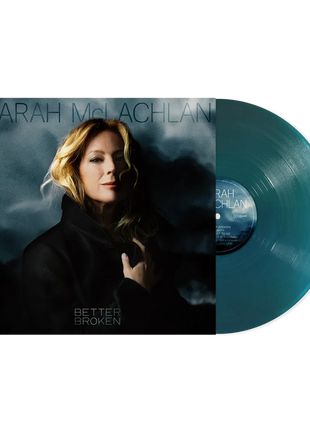 the album cover for Sarah McLachlan - Better Broken [Indie Exclusive Translucent Sea Blue LP]