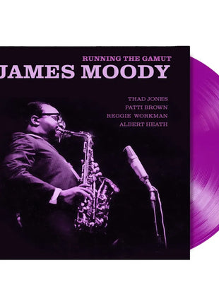 the album cover for James Moody - Running The Gamut -  [Indie Exclusive Purple LP]