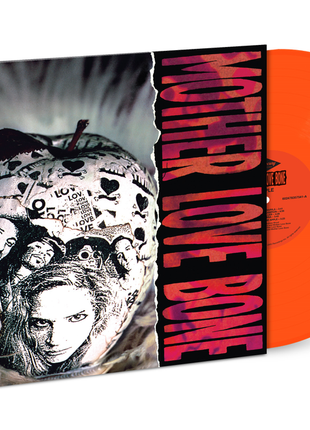 the album cover for Mother Love Bone - Apple [Indie Exclusive Opaque Habanero 180g]