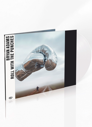 the album cover for Bryan Adams - Roll With The Punches [Indie Exclusive White Vinyl]