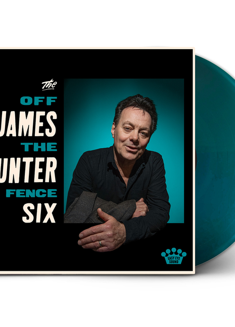 the album cover for The James Hunter Six - Off The Fence [Translucent Teal vinyl]