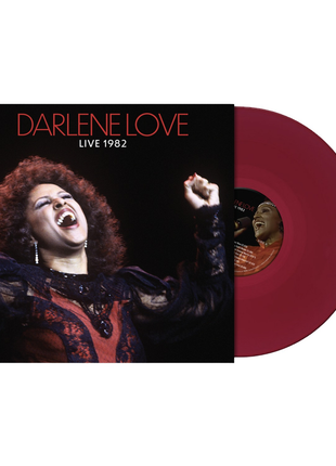 the album cover for Darlene Love - Live 1982 [Indie Exclusive Ruby Red LP]