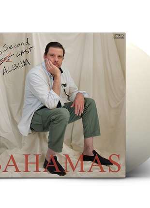 the album cover for Bahamas - My Second Last Album [Indie Exclusive Marshmallow LP]