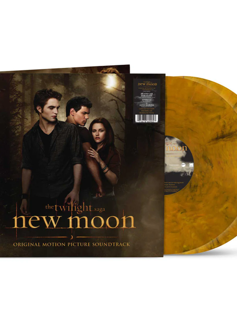 the album cover for Twilight Saga: New Moon - O.S.T. - Twilight Saga: New Moon - O.S.T. [Tigers Eye Colored Vinyl]