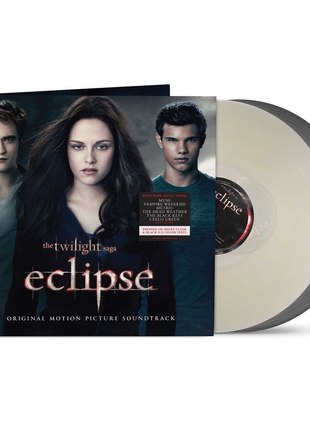 the album cover for Twilight Saga: Eclipse - O.S.T. - Twilight Saga: Eclipse - O.S.T. [Milky Clear and Black Ice Colored Vinyl]