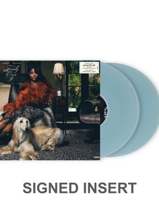 the album cover for Summer Walker - Finally Over It (Indie Exclusive) [SIGNED Insert Translucent Light Blue]