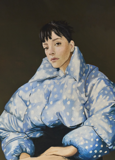 the album cover for Lily Allen - West End Girl 