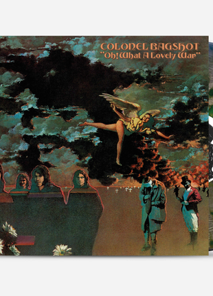 the album cover for Colonel Bagshot - Oh! What A Lovely War [Indie Exclusive Psychedelic Splatter + Bonus 7