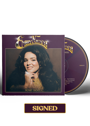 the album cover for Emily Nenni - Movin' Shoes [Indie Exclusive - Autographed]