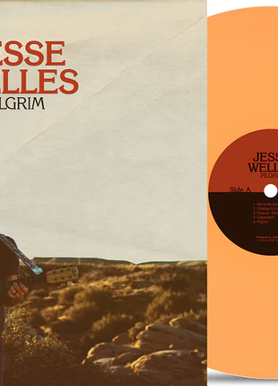 the album cover for Jesse Welles - Pilgrim [Colored Vinyl] (Gate) (Pech) [Indie Exclusive]