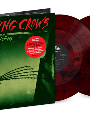 the album cover for Counting Crows - Recovering The Satellites [RSD Essential - Lava Red]